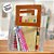 Sacola Transparente PVC com Alça Redonda de Couro Vinho - 15x15x10cm - 1 unidade - Rizzo - Imagem 6
