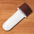 Mini Tubete Para lembrancinha Cristal Com Tampa Marrom - 8cm - 10 unidades - Rizzo - Imagem 1