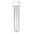 Tubete Para lembrancinha Cristal Com Tampa Branca - 13cm - 10 unidades - Rizzo - Imagem 4