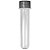 Tubete Para lembrancinha Cristal Com Tampa Prata - 13cm - 10 unidades - Rizzo - Imagem 4
