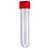 Tubete Para lembrancinha Cristal Com Tampa Vermelha - 13cm - 10 unidades - Rizzo - Imagem 4