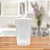 Copo Twister Tampa e Canudo - Cristal - 400ml - 1 unidades - Rizzo - Imagem 1