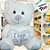 Urso De Pelúcia "I love you" - Branco - 20cm - 1 unidade - Rizzo - Imagem 4