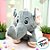 Elefante De Pelúcia - Cinza - 21cm - 1 unidade - Rizzo - Imagem 1