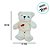 Urso De Pelúcia Com Suéter Off White - Branco - 29cm - 1 unidade - Rizzo - Imagem 2