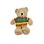 Urso De Pelúcia Com Suéter Colorido - Bege - 29cm - 1 unidade - Rizzo - Imagem 3