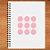 Adesivo Pontinho Rosa Claro - 1,5x1,5cm - 100 unidades - Stickr - Rizzo - Imagem 1