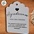 Tag Retangular "Agradecemos Por Seu Pedido" Com Sisal - 6,5x4,5cm - 15 unidades - Stickr - Rizzo - Imagem 2
