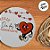 Tag Redonda "Feliz Dia Dos Namorados" Com Sisal - 5x5cm - 15 unidades - Stickr - Rizzo - Imagem 2