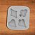 Molde De Silicone Naipes Baralho - Ref. 975 - 1 unidades - Mazulli  - Rizzo - Imagem 1