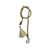 Cordão Decorativo Com Pompom E Pingente Pião - Bege Com Ouro - 33,5cm - 1 unidade - Rizzo - Imagem 1