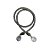 Cordão Decorativo Com Pingente Gota - Prata Com Prata - 33,5cm - 1 unidade - Rizzo - Imagem 1