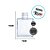 Frasco Para Perfumaria De Vidro Cube - Transparente - Rosca 28/410 - 250ml - 1 unidade - Rizzo - Imagem 2