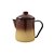 Leiteira Esmaltada Tradicional Nº 12 Para Derreter Velas  - Marrom - 1100ml - 18cm - 1 unidade - Rizzo - Imagem 1