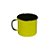 Caneca Esmaltada 08 - Amarelo - 370ml - 8x7.6cm - 1 unidade - Rizzo - Imagem 1