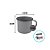 Caneca Esmaltada 06 - Marrom - 160ml - 6x6cm - 1 unidade - Rizzo - Imagem 2