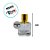 Frasco para Perfumaria de Vidro Quadrado com Tampa Dourada e Válvula Spray - 30ml - 1 unidade - Rizzo - Imagem 2