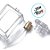 Frasco para Perfumaria de Vidro Retangular - Spray Dourado com Tampa Transparente - 30ml - 1 unidade - Rizzo - Imagem 3