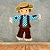 Boneco Articulado Decorativo De Festa Junina - Espantalho Azul - 68x84cm - 1 unidades - Regina - Rizzo - Imagem 1