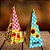Cone De Papel Decorativo Festa Junina - 7x17x7cm - 4 unidades - Regina - Rizzo - Imagem 1