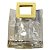 Sacola Transparente PVC com Alça Retangular de Couro Bege - 18x20x10cm - 1 unidades - Rizzo - Imagem 5