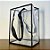 Sacola Transparente PVC Com Borda e Alça de Cordão Preta - 15x10x20cm - 10 unidades - Rizzo - Imagem 1