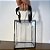 Sacola Transparente PVC Com Borda e Alça de Cordão Preta - 15x10x20cm - 10 unidades - Rizzo - Imagem 4