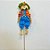 Espeto para Jardim Espantalha de Festa Junina com Folha - Azul - 72cm - 1 unidades - Rizzo - Imagem 3