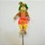 Espeto para Jardim De Bambu Espantalha Grande de Festa Junina - Laranja - 60x25cm - 1 unidades - Rizzo - Imagem 3