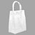 Sacola Transparente Botão Branco - 13x14x6cm - 10 unidades - Rizzo - Imagem 3