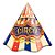 Chapéu de Aniversário - Circo - 13,5x17,5cm - 8 unidades - Rizzo - Imagem 1