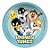 Prato de Papel - Looney Tunes Baby 17,5x17,5cm - 8 unidades - Rizzo - Imagem 1