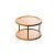 Organizador Giratório Dois Andares Bambu Rotate - 22,8x17,2cm - 1 unidade - Rizzo - Imagem 1