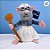 Pelúcia Remy Big Feet - Ratatouille - 30cm - 1 unidade - Disney Original - Rizzo - Imagem 1