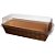 Forma Bolo Inglês Abas com Tampa 250g – Decorado Flor Dourada - 16x6x4,5cm - 5 unidades - Ecopack - Rizzo - Imagem 1