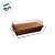 Forma Bolo Inglês Abas com Tampa 250g – Decorado Flor Dourada - 16x6x4,5cm - 5 unidades - Ecopack - Rizzo - Imagem 2