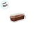 Forma Plumpy Borda Enrolada com Tampa 750g - Decorado Flor Dourada - 19,9x7,3x6,2cm  - 5 unidades - Ecopack - Rizzo - Imagem 2