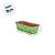 Forma Plumpy Borda Enrolada com Tampa 250g - Verde - 16x6,5x4,5cm - 5 unidades - Ecopack - Rizzo - Imagem 2