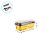 Forma Plumpy Borda Enrolada com Tampa 600g - Amarela - 19,5x7x6cm - 5 unidades - Ecopack - Rizzo - Imagem 2
