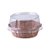 Forma Pie Redonda com Tampa - 5x1,9x5cm - 5 unidades - Ecopack - Rizzo - Imagem 1