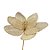Magnólia Decorativa - Bege Dourado - 21cm - 1 unidade - Rizzo - Imagem 1