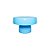 Boleira Cogumelo Grande - Azul Claro - 18,5x12,5cm - 1 unidade - Rizzo - Imagem 1
