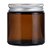 Pote de Vidro Âmbar com Tampa de Alumínio Prata - 100ml - 1 unidade - Rizzo - Imagem 4