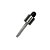 Conta Gotas Prime - Prata e Preto - Rosca 13/415 - 6,25cm - 1 unidade - Rizzo - Imagem 1