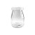Pote de Vidro com Tampa de Plástico Transparente - 100ml - 7x5cm - 1 unidade - Rizzo - Imagem 1