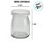 Pote de Vidro com Tampa de Plástico Transparente - 100ml - 7x5cm - 1 unidade - Rizzo - Imagem 2