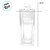 Frasco para Perfumaria de Vidro - Retangular Transparente - 150ml - 1 unidade - Rizzo - Imagem 2