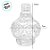 Frasco para Perfumaria de Vidro - Transparente - 200ml - 1 unidade - Rizzo - Imagem 2