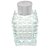 Frasco para Aromatizador e Difusor de Vidro Bucarest  com Tampa Prata - Transparente - 70ml - 1 unidade - Rizzo - Imagem 1
