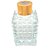 Frasco para Aromatizador e Difusor de Vidro Bucarest  com Tampa Dourada- Transparente - 70ml - 1 unidade - Rizzo - Imagem 1